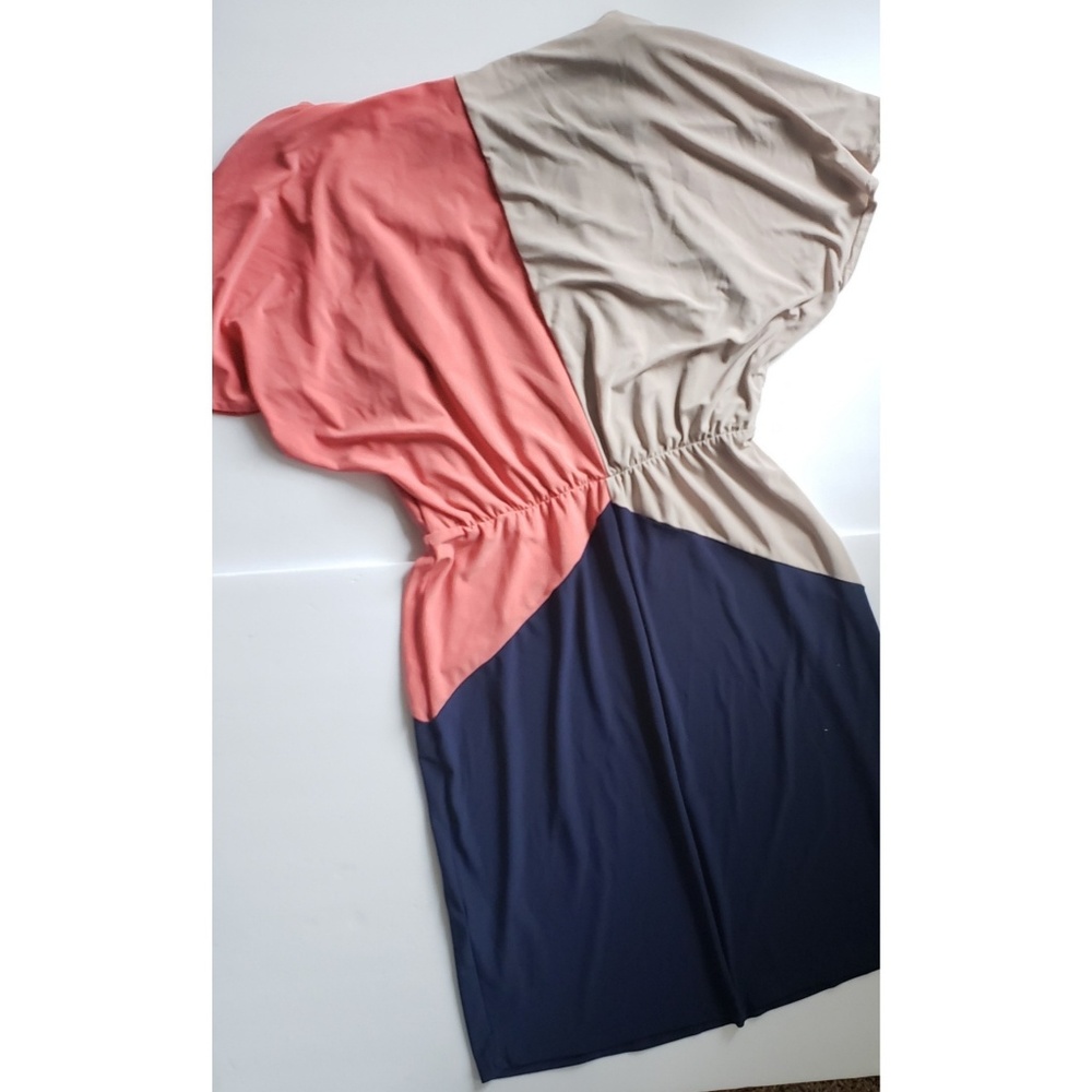 MSK💙COLOR BLOCK DRESS - Picture 2 of 3